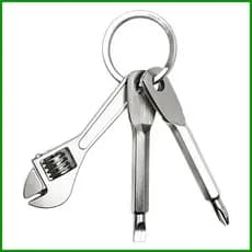 Conjunto De Chave De Fenda De Bolso Kit De Ferramentas De Reparo Compacto De Aço Inoxidável Com Mini Ferramenta Chaveiro
