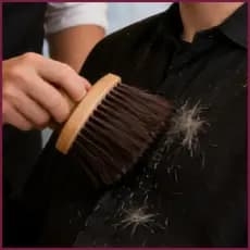 Escova Espanadora De Pescoço , Cerdas Macias , Suprimentos De Limpeza De Corte De Cabelo , De Pó Com Alça Para Barbearia
