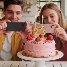 Número Castiçais 10 Peças Fontes De Festa De Aniversário Digital Bolo Para Planejadores Casa Padeiros lrnbr