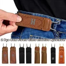2 Pçs Sem Fivela Cinto Elástico Ajustável Invisível Escavação Cintura Elástica Preguiçoso Homem Para Mulher lrnbr