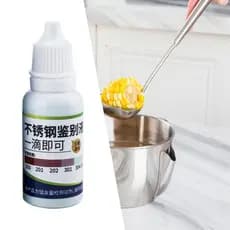 Solução De Teste De Aço Inoxidável 15ml , Detecção De Talheres , Agente De Líquidos , Reagente De Identificação lrnbr