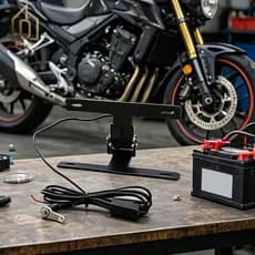 Suporte De Placa De Motocicleta Elétrica Ajustável Rotação De 160 Graus Montagem Universal Para CFMOTO 450SR 45 [Ddouble