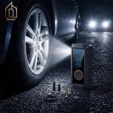 Bomba De Pneu Digital Leve Com Conectividade Sem Fio 150PSI Para Carro , Bicicleta , Motocicleta , Uso Recreativo [Ddoub