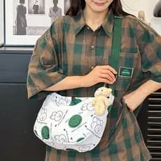 Mini Bolsa Crossbody Crescent – Alça Ajustável Para Mulheres , Trabalho , Viagens Escolares
