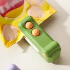 Mini Saco De Armazenamento De Lanche De Crocodilo-Recipiente De Comida De Cozinha Com Vedação Manual