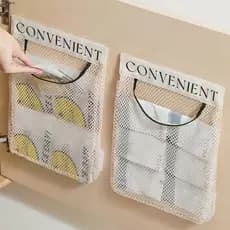 Suporte Para Sacola De Compras Montado Na Parede-Armazenamento Dobrável Removível Lanches , Notebooks , Lixo