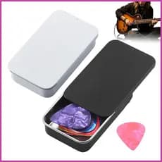 Organizador De Palheta De Guitarra , 2 Peças , Estojo Metal Com Palhetas , Recipiente Para Suporte Homens E Mulheres ker