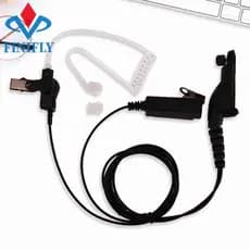 Fone De Ouvido Com Tubo Acústico De Ar PTT Microfone Para Motorola XiR P8668 P8268 APX