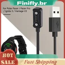 1m Magnético Cabo De Carregamento USB Carregador Doca Smartwatch Adaptador Fio Carga Energia Para Polar Pacer/Pro