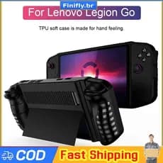 Capa Protetora TPU À Prova De Choque Com Suporte Macio Pele De Corpo Inteiro Antiderrapante Para Lenovo Legion Go Consol