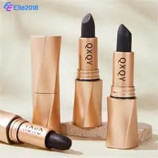 Batom Matte QXQY, Batom Aveludado e Gloss Labial, Batom Aveludado Macio e Suave, Batom à Prova d'Água,