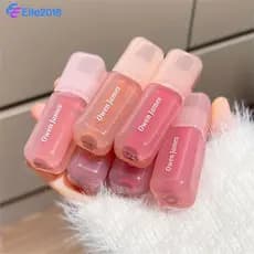 Batom e Gloss Labial OWENJAMES Lip Glaze para Festa Estudantil - Lábios Hidratados, Gloss Labial Espelhado,