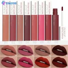 Batom Líquido Clareador DUNUF Soft Matte Velvet, Batom de Beleza Matte Clareador, Batom Líquido Aveludado, Batom