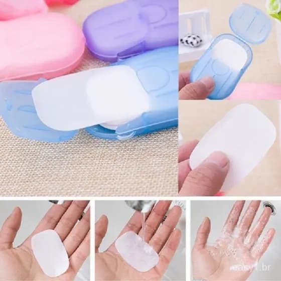 Descartáveis Para Lavar As Mãos , Papel De Banho , Folhas De Fatias De Espuma , Flocos De Sabão , Transporte Viagem