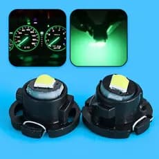 2 Pçs Verde Neo Cunha LED Interior Do Carro Traço Relógio Lâmpadas Apto Para Chrysler 300c 2005-2010