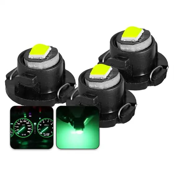 3 Pçs Verde Neo Cunha LED Carro Traço Aquecedor Controle Clima Backlight Lâmpadas Apto Para GMC Chevy Caminhão Suburbano
