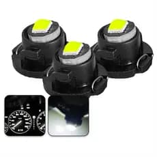 3 Pçs Branco Neo Cunha LED Carro Traço Aquecedor Controle Clima Backlight Lâmpadas Apto Para GMC Chevy Caminhão Suburban