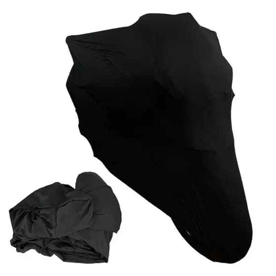 Preto S Universal Motocicleta Capa Stretch Protetor De Moto Interior À Prova De Poeira Sol Anti-UV