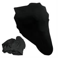 Preto S Universal Motocicleta Capa Stretch Protetor De Moto Interior À Prova De Poeira Sol Anti-UV