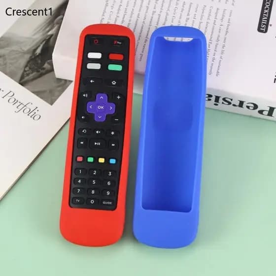 Crescent1 Capa Silicone À Prova Choque E Antiderrapante Para Controle Distante Design Reforçado Ajus