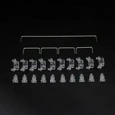 Crescent1 60% 87 OEM Teclado Mecânico Caixa 6 25u Modificador Estabilizador Plat
