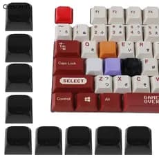 Crescent1 1U Color Jelly Textured Keycaps Marcadores Táteis Melhoram A Digitação Noturna Para Teclados Mecânicos
