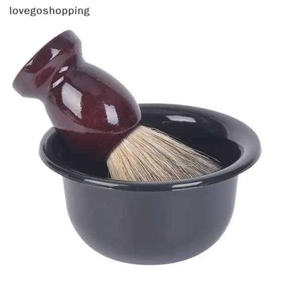 [lovego] Tigela De Barbear De Plástico , Copo , Escova Limpeza Facial Sabão , Conjunto De Ferramentas BR