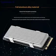 { CARDA } Para M . 2 SSD NVMe Dissipador De Calor M2 2280 Disco Rígido Almofada De Resfriamento De Alumínio PC Desktop [