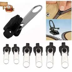sun 6 Peças De Zíper Instantâneo Universal Kit De Reparo De Correção Instantânea Substituição Deslizante Para Costura DI