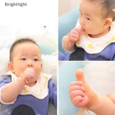 [Brightlight] Silicone Não Tóxico Baby Kids Finger Guard Stop Thumb Sucking Wrist Band [BR]