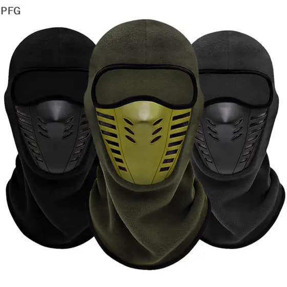 PFG Máscara De Motocicleta Facial Térmica De Lã Para Manter Aquecido Balaclava Biker Winter FG