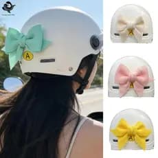 PFG Elegante Capacete Arco Decoração Patinação Acessórios Customizável Bowknot Para Motocicleta Moto Ciclismo Uso FG