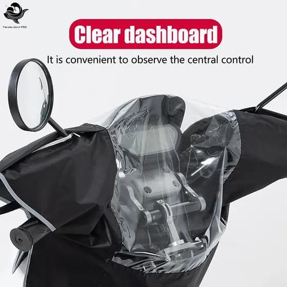 PFG Motocicleta Oxford Pano Cabeça Capa De Chuva À Prova Dwaterproof Água Painel Da Poeira Universal Moto Acessorios FG