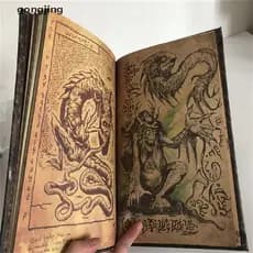gongjing Novo Necronomicon Livro Escuro Demônio Mal Morto Convocar Altar Cerimônia Prop Coleção Sala De Estar Decoração