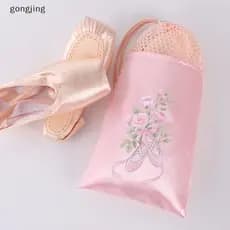gongjing Sapatos Bolsa De Armazenamento Ballet Dança Saco Rosa Branco 1PC À Prova Dwaterproof Água Para Meninas Feminino