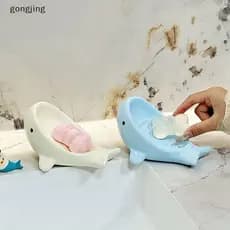 gongjing Baleia Saboneteira Criativa Acessório De Banheiro Exclusivo Decoração De Casa Suporte De Drenagem De Água Para