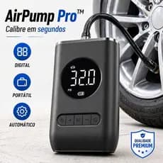 Calibrador de Pneu Portátil Sem Fio AirPump Pro™ 48V Digital Automático Carro Moto Bike