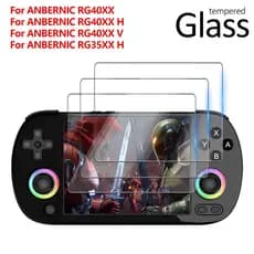 1-3 Pacote Para ANBERNIC RG40XX H/RG40XX V/RG35XX Protetor De Tela De Vidro Temperado 9H HD Película Protetora Transpare