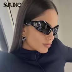 Suporte Atacado Irregular Y2K Óculos De Sol Personalizados Estilo Hip Hop Europeu Americano Proteção Anti UV Ao Ar Livre
