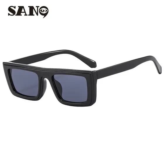 Dobradiça De Metal Moda Hip Hop Abacate Verde Proteção UV Óculos De Sol Para Homens Com Bloqueio Protetor Solar Tons Con