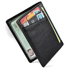 EverToner Fashion Slim Soft RFID Carteira Couro Cartão De Crédito Homens De Negócios Bolsa Porta-Cartões