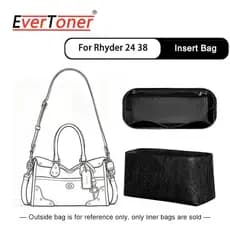 EverToner Compatível Com Rhyder 24/38 Bolsa Para Motocicleta Zíper Leve De Armazenamento Interno Modelador Protetor