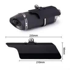 Tubo De Escape Da Motocicleta Resistente Ao Calor Capa Protetor Escudo Térmico Silenciador Guarda Anti-Escaldante