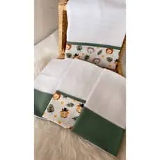 Fralda de pano para bebê/fralda de pano/pano de boca bebe/bebê/bordado
