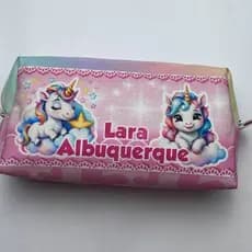 ESTOJO ESCOLAR INFANTIL PERSONALIZADO COM NOME E PERSONAGENS