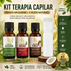 Kit Terapia Capilar + Frasco Aplicador Umectação Capilar - L&beauty