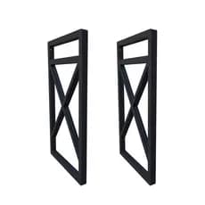 Suporte Nicho Prateleira Estilo Industrial Parede - Preto