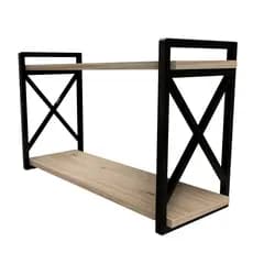 Prateleiras Decorativas Estilo Industrial 20x60 cm - Perfeitas para Ambientes Modernos
