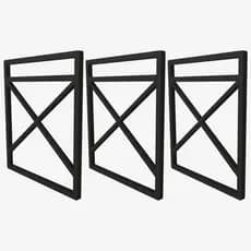Suporte Para Prateleira Estilo Industrial 25/30cm - 3 Unidades