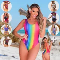 Maiô Feminino Regata Body Suplex de Praia Sem Bojo